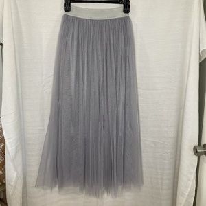 Grey Midi Tool Skirt